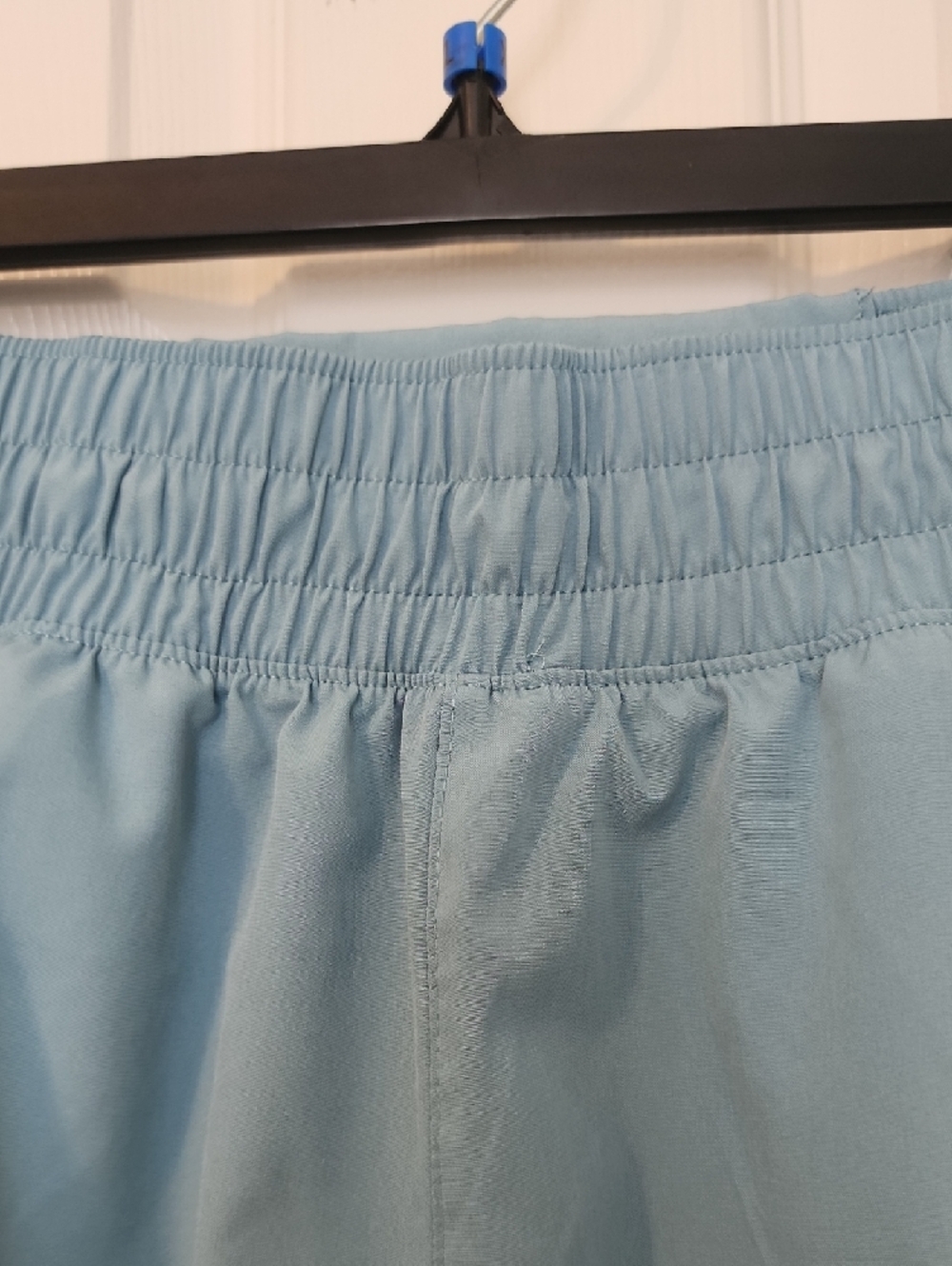 Reebok Women's Light Teal Green Athletic Shorts with Elastic Waist. - Picture 4 of 11